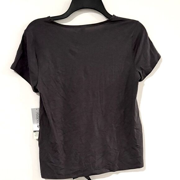 ID Ideology Women S Knot-Front T-Shirt, top
Charcoal X-Small - Picture 8 of 10